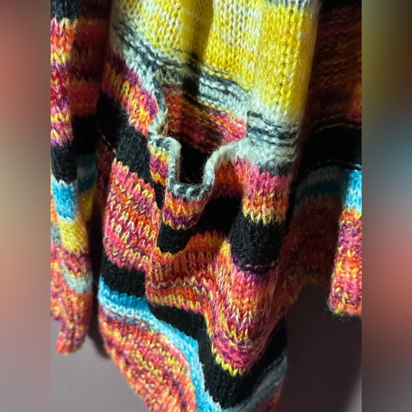 Multicolor Striped Women's Sweater - Picture 4 of 5